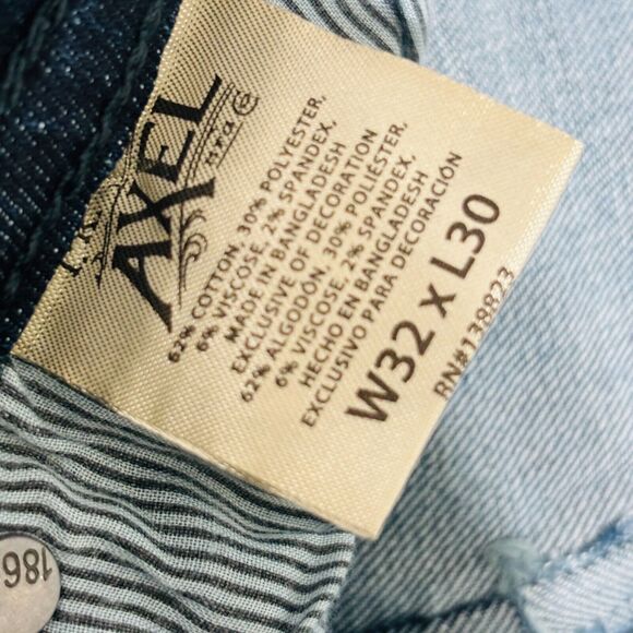T.K. Axel Slim Boot Stretch Jeans Men’s Sz 32x30 Blue - Picture 5 of 5